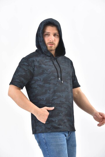Short sleeve hoodie online bulk