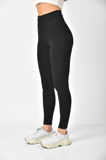  Black High Waist Corduroy Leggings